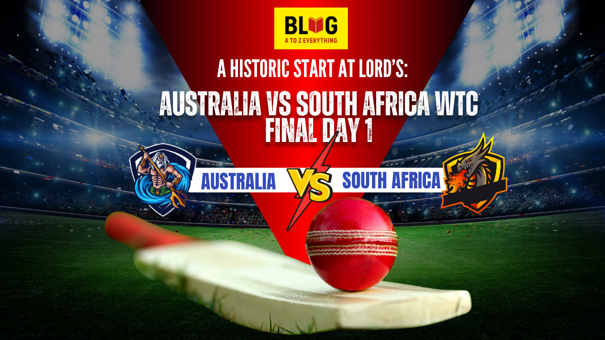 A Historic Start at Lord’s: Australia vs South Africa WTC Final Day 1