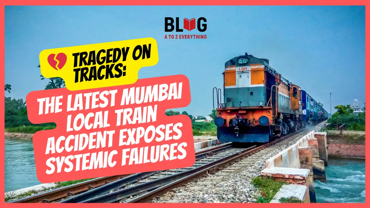 💔 Tragedy on Tracks: The Latest Mumbai Local Train Accident Exposes Systemic Failures